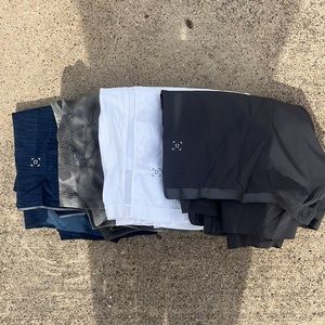Lot of four lululemon men size small shorts